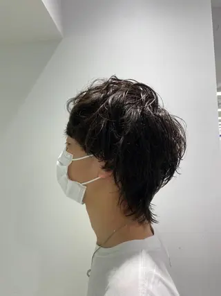 セミロング カラー パーマ ヘアアレンジ ネイル マツエク・マツパ 韓国風ベージュ🤎 赤みなし🌿横浜🤎のヘアスタイル