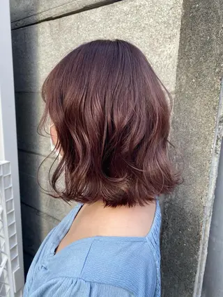 ミディアム satsuki 暖色・ブラウンカラーのヘアスタイル