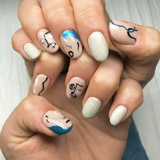 ショート ネイル 🦋Kiyomi. 🦋のネイルデザイン