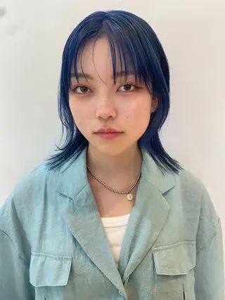 ミディアム カラー nambu-GARDEN所属・上田 昂雅のヘアスタイル