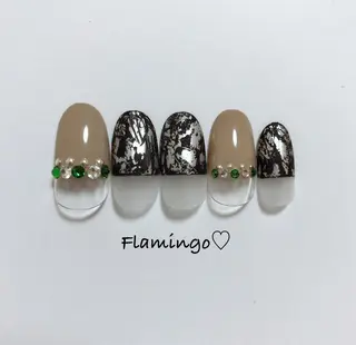 ネイル 浮きにくいフィルイン ｜上品シンプルネイルのネイルデザイン