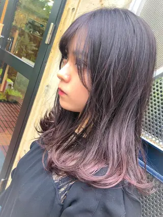 ミディアム カラー センスをお届けします 大谷将生INFPのヘアスタイル