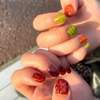 ネイル 新井 ひなののネイルデザイン