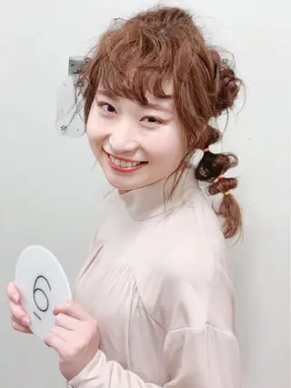 ヘアアレンジ 石沢 知康のヘアスタイル
