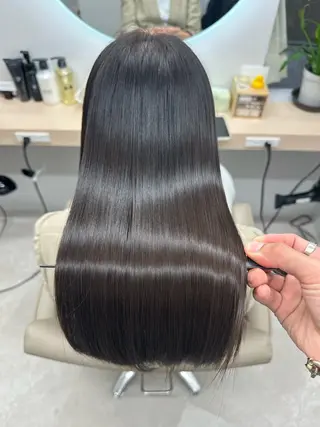 ロング カラー youres hair はなれ店所属・髪質改善🌸縮毛矯正 専門家💖後藤のヘアスタイル