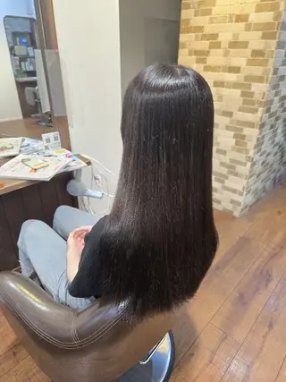 セミロング 透明感カラー/ ツヤ髪 石田のヘアスタイル