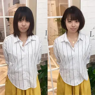 ショート カラー NoWL所属・大人可愛いショート＊ NoWL栗原隆成のヘアスタイル