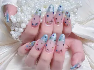 ネイル 🐳彩羽チップ 長さだし専門🐳のネイルデザイン