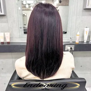 カラー 柳田 怜那/銀座 Endearingのヘアスタイル