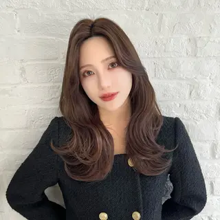 セミロング 映える顔まわり/前髪 特化 💗 ユキマのヘアスタイル