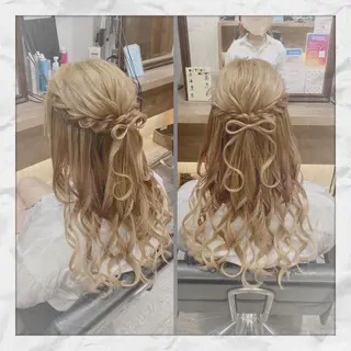 ロング ヘアアレンジ ヘアセット/着付け 𓇼 松本 夏美𓇼のヘアスタイル