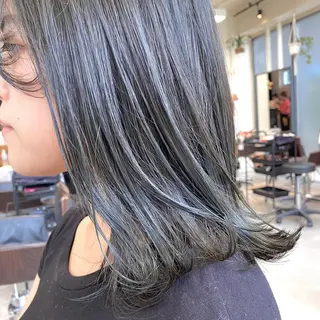 ミディアム カラー ヘアアレンジ 【ダメージレス施術】 【透明感】北村 拓也のヘアスタイル