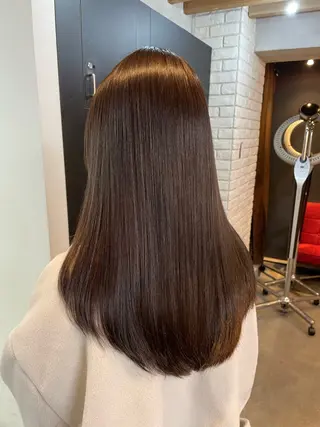 ロング カラー 飯田 晟恭のヘアスタイル