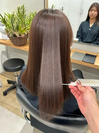 ミディアム moeka 表参道のヘアスタイル