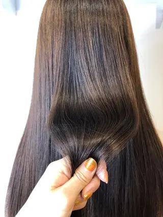 ロング 青野 文香のヘアスタイル