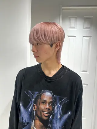 ショート カラー メンズ メンズ/ボブ/パーマ /くるみのマツエク・マツパデザイン