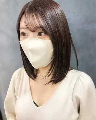 ミディアム カラー ヘアアレンジ ainico+所属・メンズ特化✂️栗原 侑也のヘアスタイル