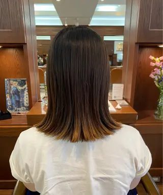 ミディアム 長谷川 礼子のヘアスタイル