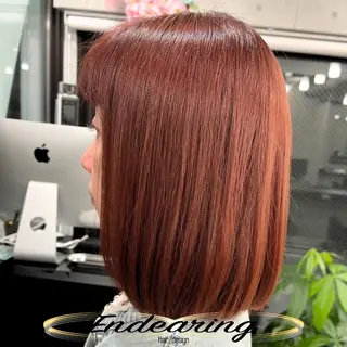 カラー Endearing 銀座/レイヤーカットのヘアスタイル