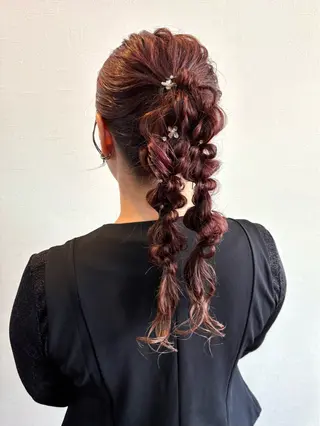 ロング ヘアアレンジ 𝘒𝘺𝘰𝘬𝘢 🌿‬のヘアスタイル