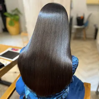 ロング 縮毛矯正 髪質改善🎀カノンのヘアスタイル