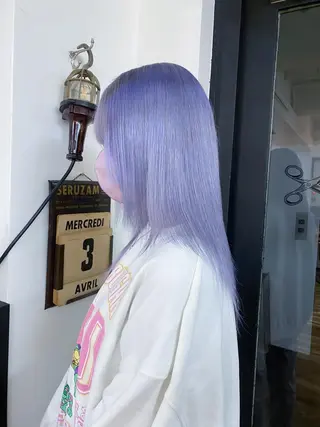 ミディアム カラー ハイトーンカラー ⭐️NAZUNAのヘアスタイル