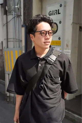 ショート パーマ 千葉 慎也のヘアスタイル