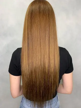 ロング u n aのヘアスタイル