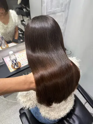 セミロング カラー ヘアアレンジ エクステ/髪質改善 🖤RYUSEI🖤のヘアスタイル