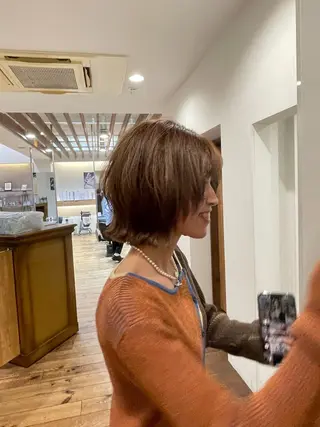 ミディアム LARANJE所属・白坂 凜のヘアスタイル