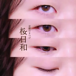 マツエク・マツパ 京都のまつげ桜日和 小島美桜のマツエク・マツパデザイン