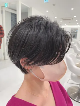 ショート カラー パーマ uru所属・🪼ショート推し🪼 坂本大樹のヘアスタイル