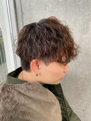 パーマ メンズ メンズモテパーマ💙 fuwaのヘアスタイル