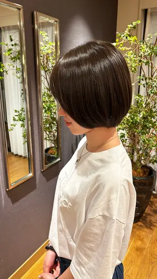 ショート U.hair 石川橋店所属・竹村 アカリのヘアスタイル