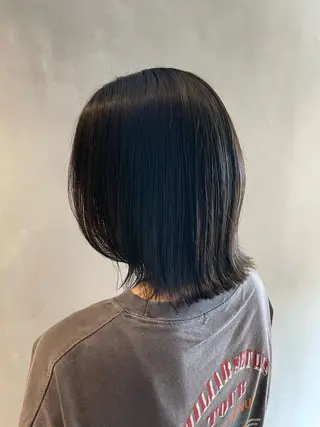 ミディアム 長谷川 沙紀のヘアスタイル