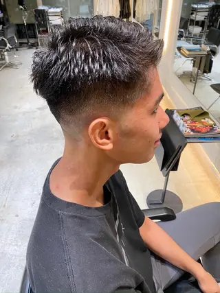 ショート メンズ 大人可愛いレイヤー 大田のヘアスタイル