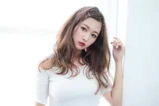 ミディアム Ash 店長　山下達也のヘアスタイル