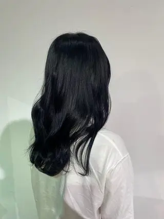 セミロング デザインカラー/中性 ウルフ/mitsuのヘアスタイル