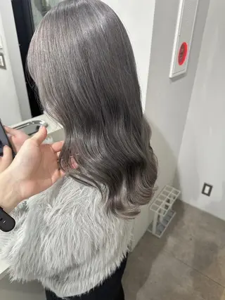 ミディアム カラー ✨【公式】 juhl.横浜✨のヘアスタイル