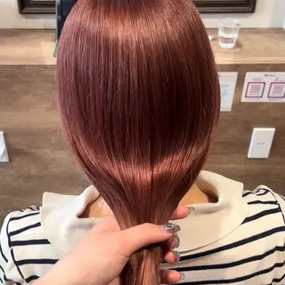 セミロング カラー カラー/韓国レイヤー /ブリーチ/hinaのヘアスタイル