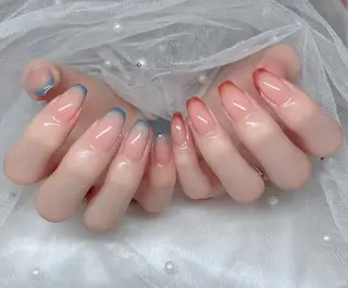 ネイル 🎀PG🩵 ネイルサロンのネイルデザイン