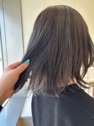 ミディアム カラー 🩰ニシムラヒカリ 半個室salon♡*のヘアスタイル