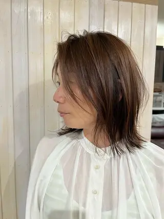 ミディアム 安島(あじま) 慎(まこと)のヘアスタイル