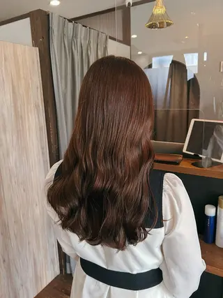 ロング カラー 高浜 夕海のヘアスタイル