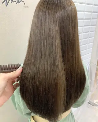 ロング カラー hub hair レイヤー/透明感のヘアスタイル