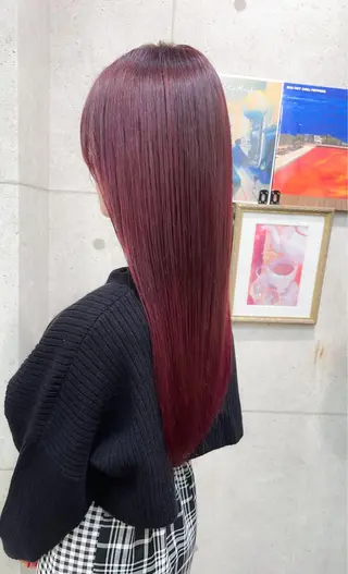 ロング カラー LITTY所属・レイヤー/髪質改善 /山永圭介のヘアスタイル