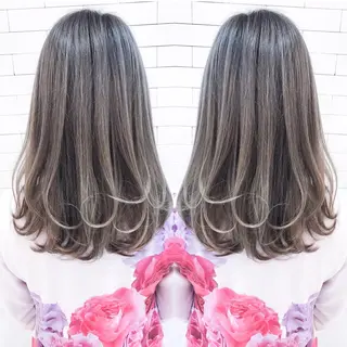 ミディアム カラー LA KING GINZA TOKYO所属・🧡ショートの達人 🧡SHOのヘアスタイル