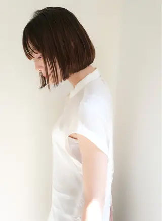 ショート kiji所属・kiji NAHO/ パーマ／久屋大通のヘアスタイル