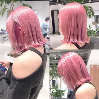 ショート カラー 渋谷:インナーカラー ／🍒エリカ🍒のヘアスタイル