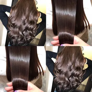 ロング カラー ヘアアレンジ 🦋韓国ヘア 坂本 菜摘🦋のヘアスタイル